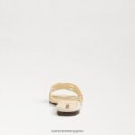 jp Sam Edelman 女性 ベイラディアント スライドサンダル 漂白小麦 4NFV0P579 履物 - Image 5