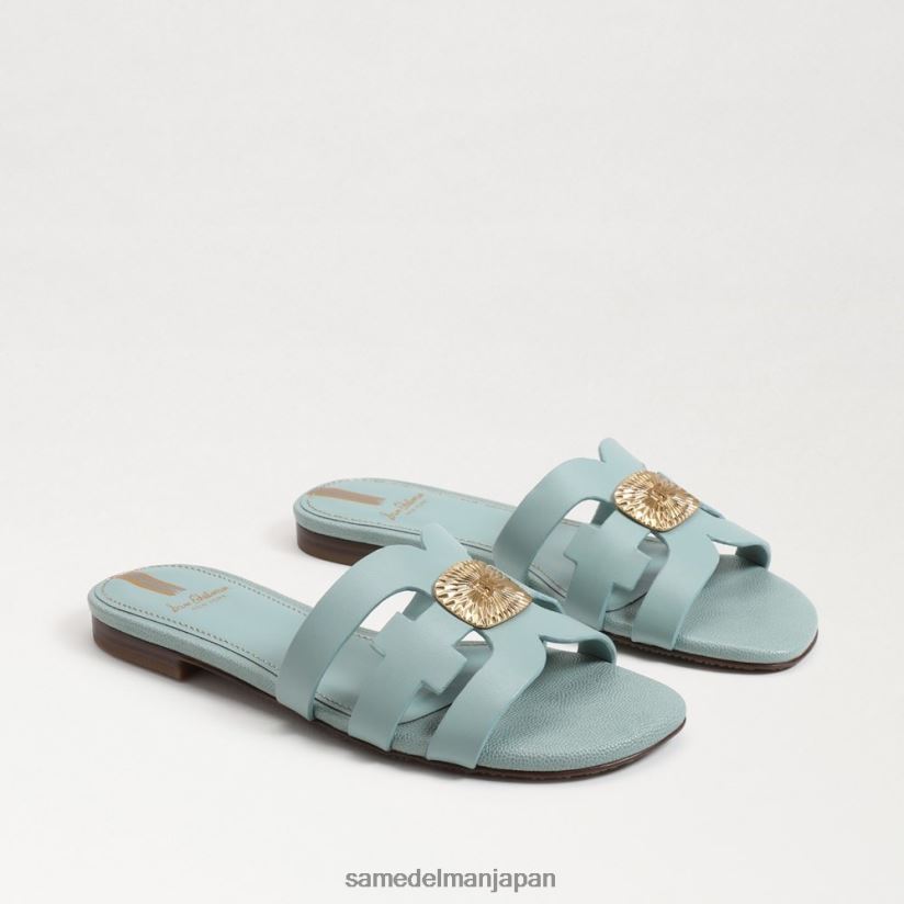jp_sam_edelman_e5a5b3e680a7_e38399e382a4e383a9e38387e382a3e382a2e383b3e38388_e382b9e383a9e382a4e38389e382b5e383b3e38380e383ab_.jpg jp Sam Edelman 女性 ベイラディアント スライドサンダル タイドブルー 4NFV0P576 履物 - Image 1