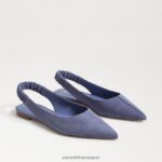 jp Sam Edelman 女性 ホイットニー スリングバック ポインテッドトゥ フラット ダスティバイオレット 4NFV0P740 履物