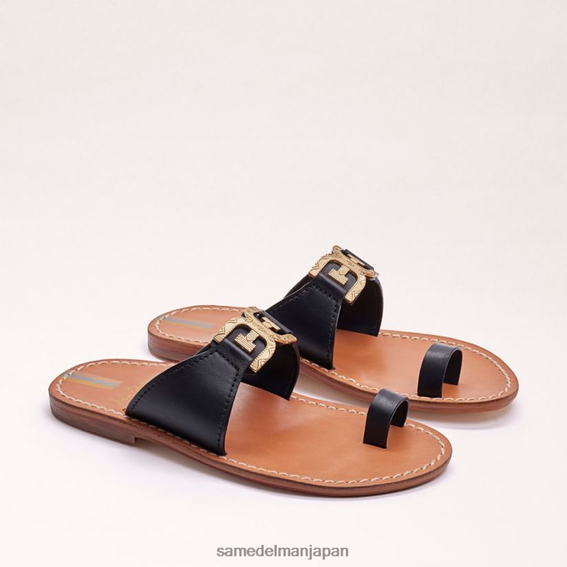 jp_sam_edelman_e5a5b3e680a7_e3839ee382ade382b7e383a0_e38388e382a5e383aae383b3e382b0_e382b5e383b3e38380e383ab_e9bb92_4nfv0p255_e5b1.jpg jp Sam Edelman 女性 マキシム トゥリング サンダル 黒 4NFV0P255 履物 - Image 1