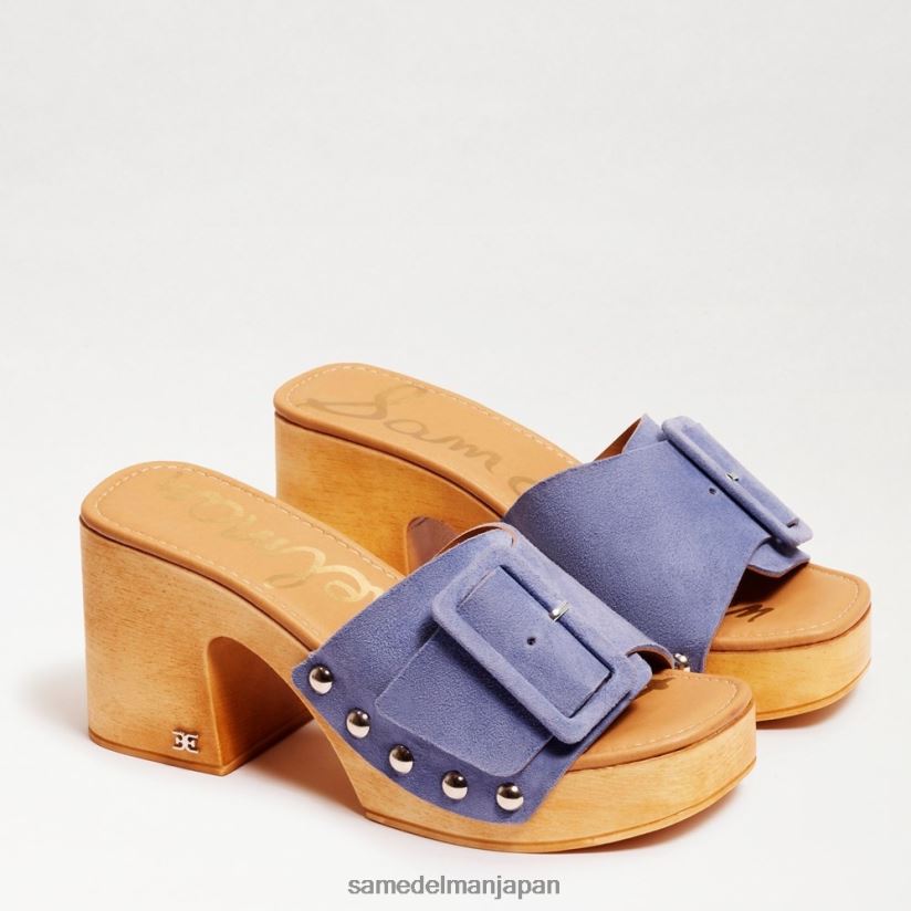 jp_sam_edelman_e5a5b3e680a7_e3839ee383abe382b7e382a2_e38397e383a9e38383e38388e38395e382a9e383bce383a0_e382b5e383b3e38380e383ab.jpg jp Sam Edelman 女性 マルシア プラットフォーム サンダル 青 4NFV0P62 履物 - Image 1