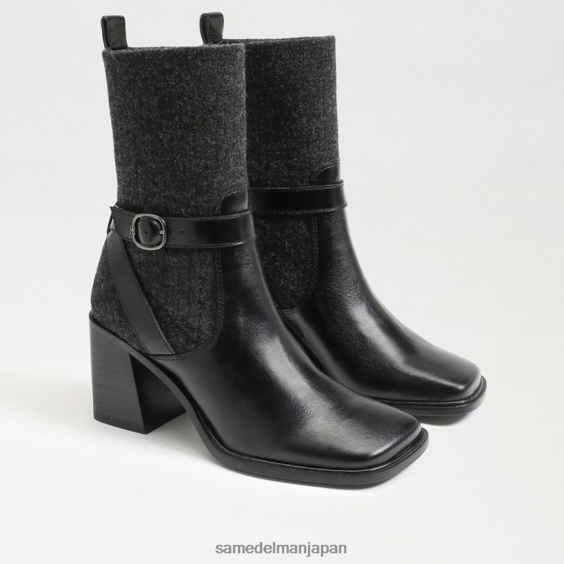 jp_sam_edelman_e5a5b3e680a7_e3839ee383bce382b7e383bce38396e383bce38384_e38396e383a9e38383e382af_e38380e383bce382afe382b0e383ac.jpg jp Sam Edelman 女性 マーシーブーツ ブラック/ダークグレー 4NFV0P766 履物 - Image 1