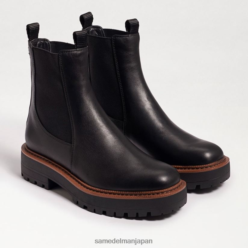 jp_sam_edelman_e5a5b3e680a7_e383a9e382b0e3838ae38381e382a7e383abe382b7e383bce38396e383bce38384_e9bb92e38184e99da9_4nfv0p459_e5b1a.jpg jp Sam Edelman 女性 ラグナチェルシーブーツ 黒い革 4NFV0P459 履物 - Image 1