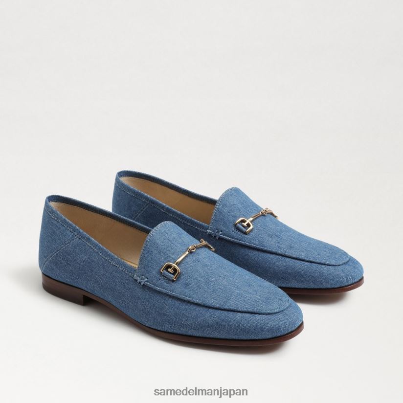 jp_sam_edelman_e5a5b3e680a7_e383ade383ace382a4e383b3e38393e38383e38388e383ade383bce38395e382a1e383bc_e382a6e382a9e38383e382b7.jpg jp Sam Edelman 女性 ロレインビットローファー ウォッシュドインディゴ 4NFV0P38 履物 - Image 1