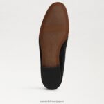 jp Sam Edelman 女性 ロレインビットローファー ブラックベルベット 4NFV0P36 履物 - Image 6