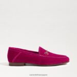jp Sam Edelman 女性 ロレインビットローファー ラズベリーベルベット 4NFV0P35 履物 - Image 2