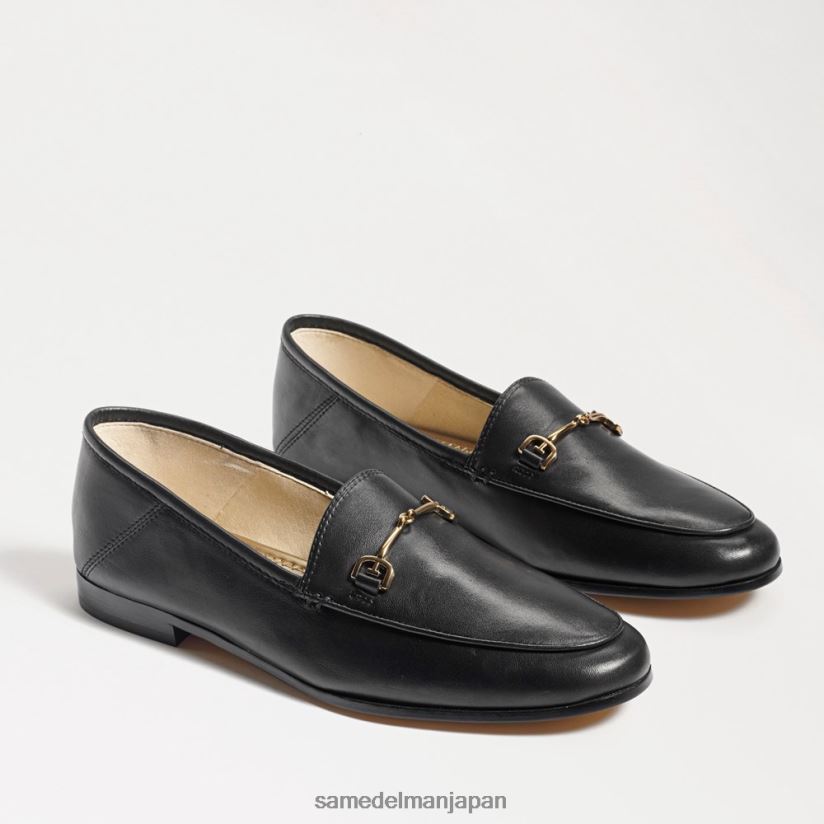 jp_sam_edelman_e5a5b3e680a7_e383ade383ace382a4e383b3e38393e38383e38388e383ade383bce38395e382a1e383bc_e9bb92e38184e99da9_4nfv0p42_.jpg jp Sam Edelman 女性 ロレインビットローファー 黒い革 4NFV0P42 履物 - Image 1