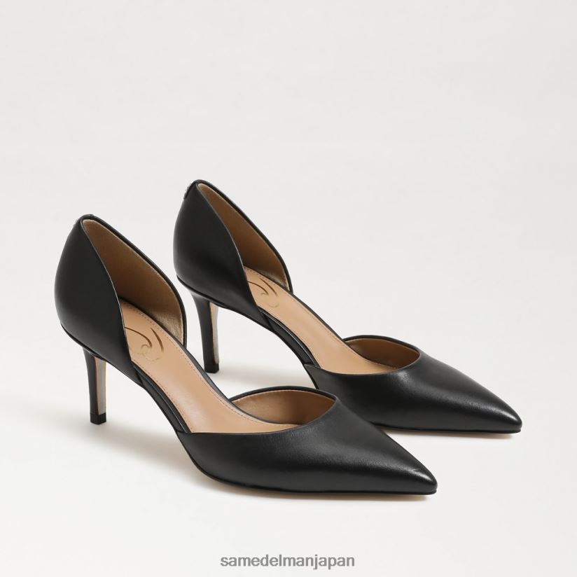 jp_sam_edelman_e5a5b3e680a7_e383b4e382a3e383b4_e3839de382a4e383b3e38386e38383e38389e38388e382a5_e38391e383b3e38397e382b9_e9bb9.jpg jp Sam Edelman 女性 ヴィヴ ポインテッドトゥ パンプス 黒い革 4NFV0P360 履物 - Image 1