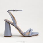 jp Sam Edelman 女性 起亜ブロックヒールサンダル オスロブルー 4NFV0P111 履物 - Image 2