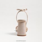 jp Sam Edelman 女性 起亜ブロックヒールサンダル カプチーノ スエード 4NFV0P118 履物 - Image 5