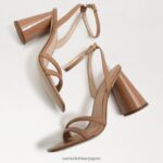 jp Sam Edelman 女性 起亜ブロックヒールサンダル ローザ ブラッシュ パテント 4NFV0P115 履物 - Image 7