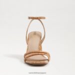 jp Sam Edelman 女性 起亜ブロックヒールサンダル 天然コルク 4NFV0P113 履物 - Image 3