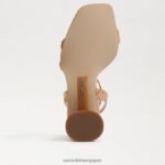jp Sam Edelman 女性 起亜ブロックヒールサンダル 天然コルク 4NFV0P113 履物 - Image 6