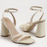 jp Sam Edelman 女性 起亜ブロックヒールサンダル 磁器 4NFV0P116 履物 - Image 7
