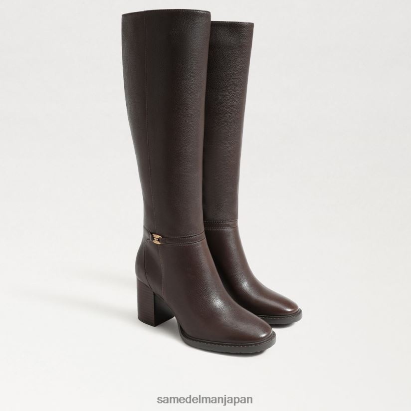 jp_sam_edelman_e5a5b3e680a7_elsy_e3838be383bce3838fe382a4e38396e383bce38384_e382bbe383bce38396e383abe38396e383a9e382a6e383b3_4nfv.jpg jp Sam Edelman 女性 elsy ニーハイブーツ セーブルブラウン 4NFV0P795 履物 - Image 1