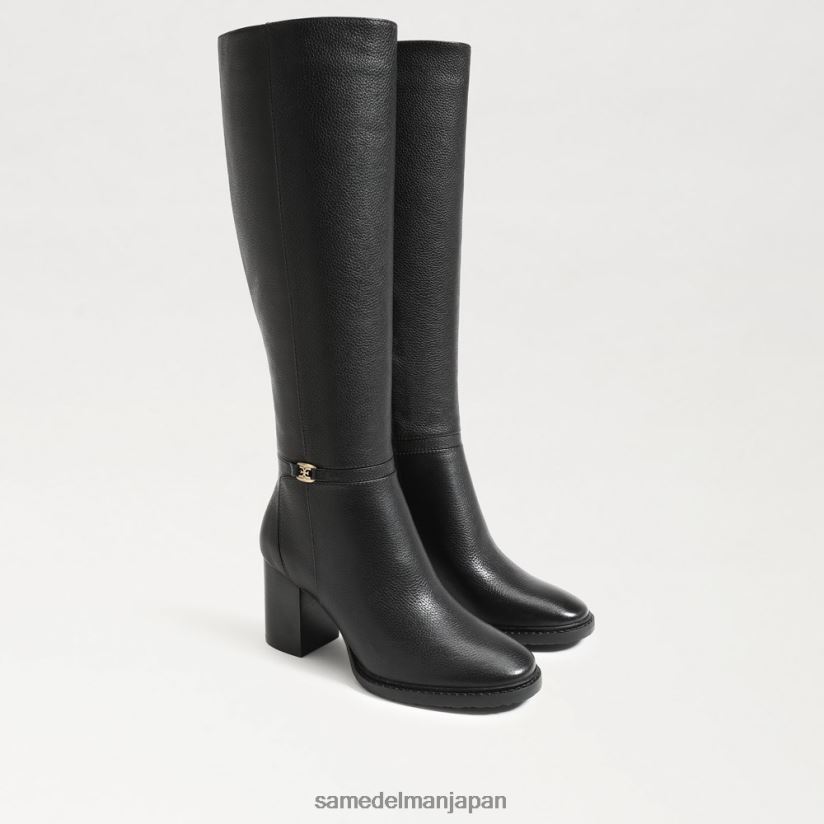 jp_sam_edelman_e5a5b3e680a7_elsy_e3838be383bce3838fe382a4e38396e383bce38384_e9bb92e38184e99da9_4nfv0p798_e5b1a5e789a9.jpg jp Sam Edelman 女性 elsy ニーハイブーツ 黒い革 4NFV0P798 履物 - Image 1