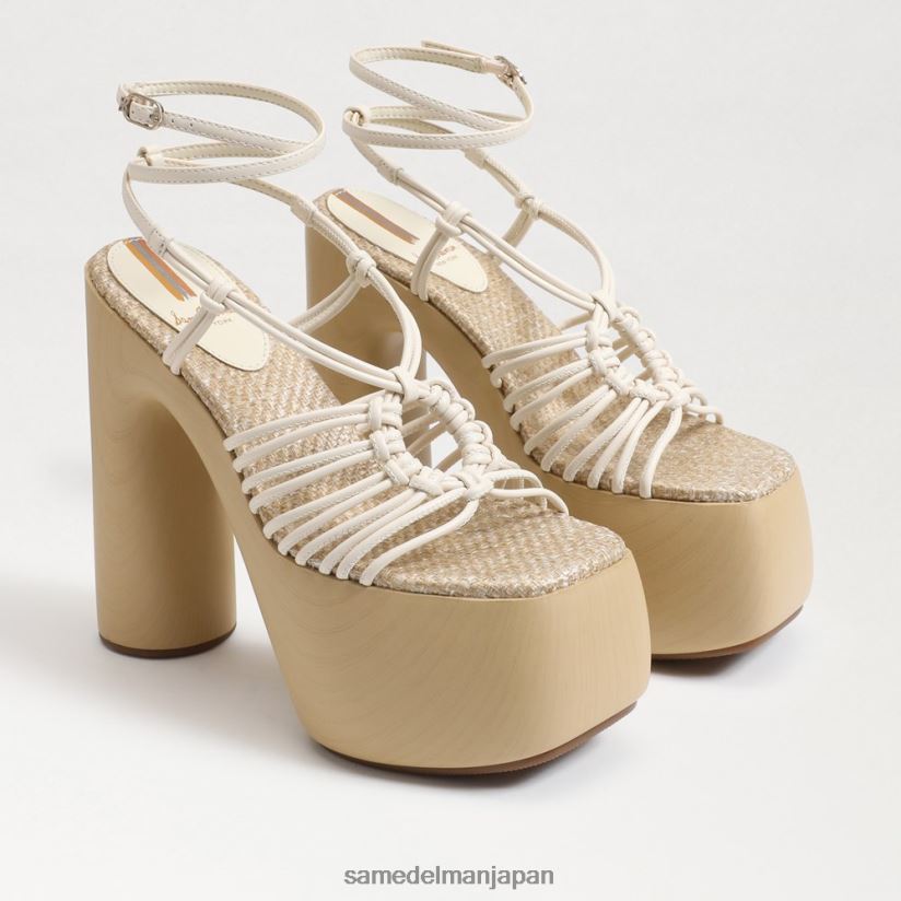jp_sam_edelman_e5a5b3e680a7_gia_e38397e383a9e38383e38388e38395e382a9e383bce383a0e38392e383bce383ab_e383a2e38380e383b3e381aae382.jpg jp Sam Edelman 女性 GIA プラットフォームヒール モダンなアイボリー 4NFV0P698 履物 - Image 1