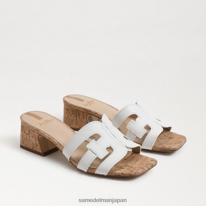 jp_sam_edelman_e5a5b3e680a7_winslow_e3839fe383a5e383bce383abe38392e383bce383ab_e6988ee3828be38184e799bde889b2_4nfv0p354_e5b1a5e789a9.jpg jp Sam Edelman 女性 winslow ミュールヒール 明るい白色 4NFV0P354 履物 - Image 1