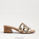 jp Sam Edelman 女性 winslow ミュールヒール 金箔 4NFV0P357 履物 - Image 2