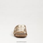 jp Sam Edelman 女性 winslow ミュールヒール 金箔 4NFV0P357 履物 - Image 3
