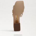 jp Sam Edelman 女性 winslow ミュールヒール 金箔 4NFV0P357 履物 - Image 6
