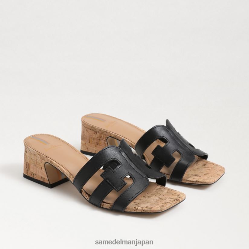 jp_sam_edelman_e5a5b3e680a7_winslow_e3839fe383a5e383bce383abe38392e383bce383ab_e9bb92e38184e99da9_4nfv0p356_e5b1a5e789a9.jpg jp Sam Edelman 女性 winslow ミュールヒール 黒い革 4NFV0P356 履物 - Image 1