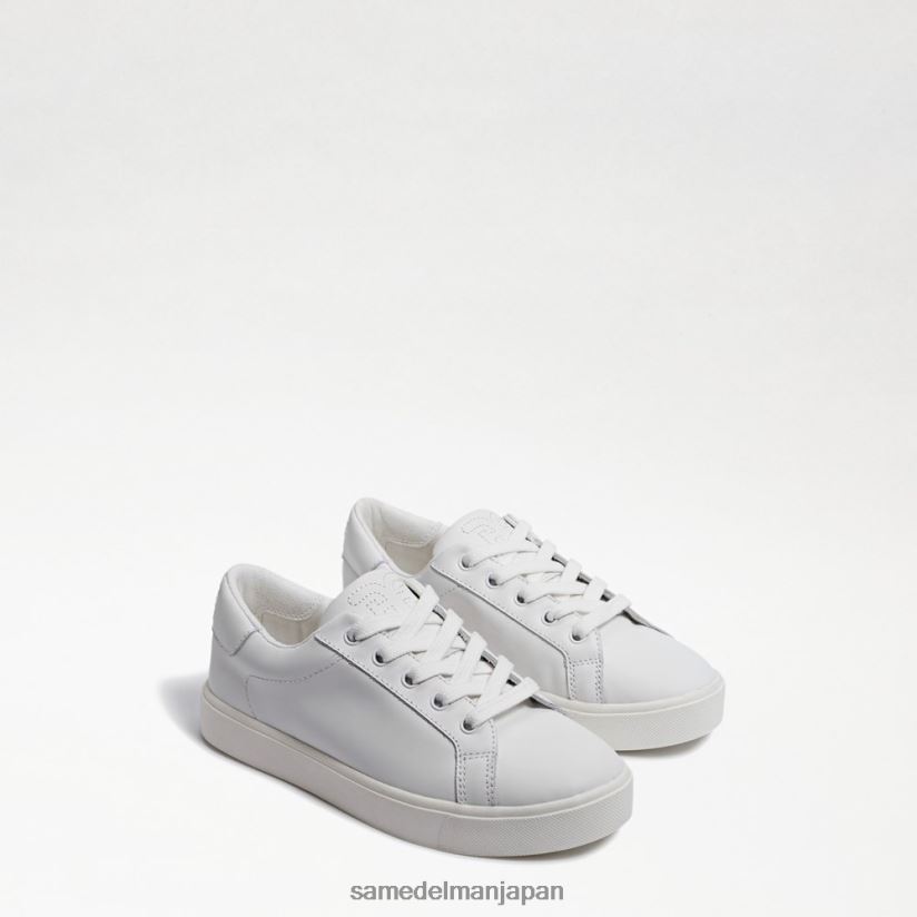 jp_sam_edelman_e5ad90e4be9be3819fe381a1_e382a8e38381e383abe382b9e3838be383bce382abe383bc_e799bde38184e99da9_4nfv0p910_e5b1a5e789a.jpg jp Sam Edelman 子供たち エチルスニーカー 白い革 4NFV0P910 履物 - Image 1