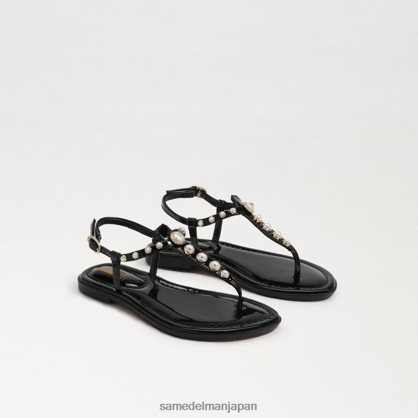 jp_sam_edelman_e5ad90e4be9be3819fe381a1_e382b8e382b8_e38388e383b3e382b0_e382b5e383b3e38380e383ab_e9bb92_4nfv0p966_e5b1a5e789a9.jpg jp Sam Edelman 子供たち ジジ トング サンダル 黒 4NFV0P966 履物 - Image 1