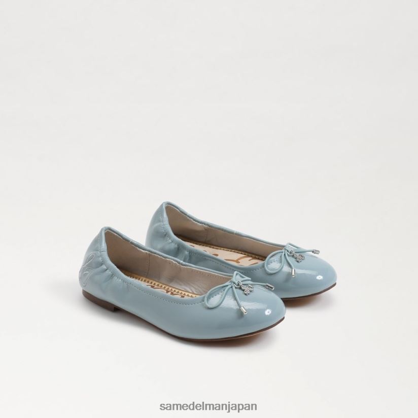 jp_sam_edelman_e5ad90e4be9be3819fe381a1_e38395e382a7e383aae382b7e382a2_e38390e383ace382a8_e38395e383a9e38383e38388_e382bfe382a.jpg jp Sam Edelman 子供たち フェリシア バレエ フラット タイドブルー 4NFV0P999 履物 - Image 1