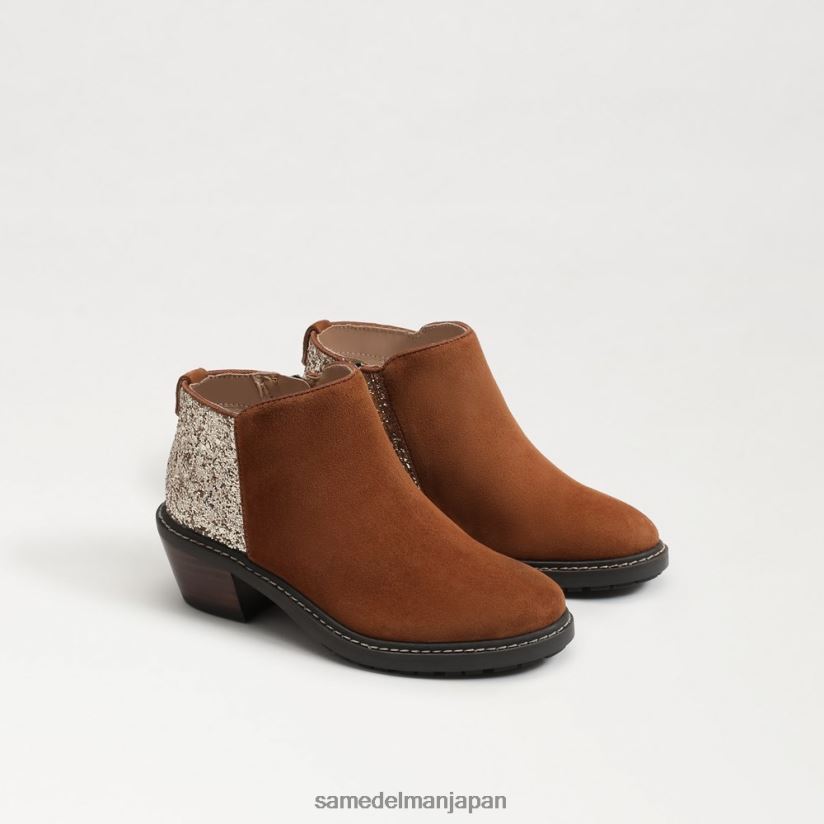 jp_sam_edelman_e5ad90e4be9be3819fe381a1_e38397e383a9e382a4e382b9e382a2e383b3e382afe383abe38396e383bce38384_e38395e383ade383b3.jpg jp Sam Edelman 子供たち プライスアンクルブーツ フロンティアブラウン 4NFV0P1004 履物 - Image 1