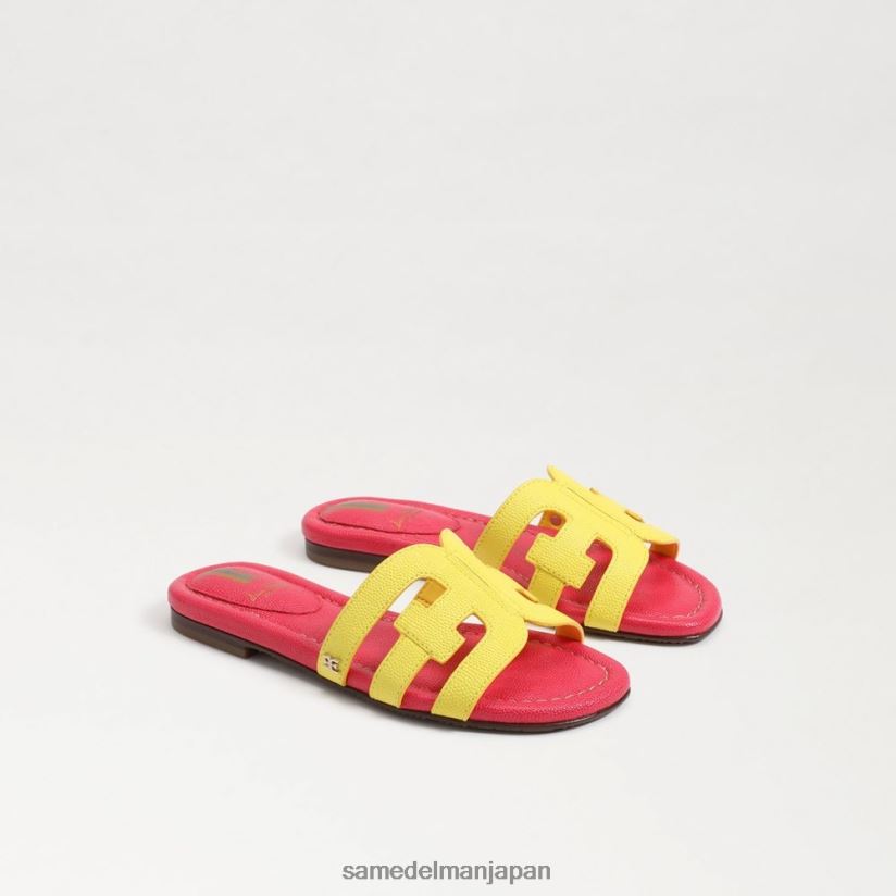 jp_sam_edelman_e5ad90e4be9be3819fe381a1_e38399e382a4e382b9e383a9e382a4e38389e382b5e383b3e38380e383ab_e3839fe383a2e382b6e382a4.jpg jp Sam Edelman 子供たち ベイスライドサンダル ミモザイエロー/ウルトラフューシャ 4NFV0P886 履物 - Image 1