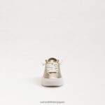 jp Sam Edelman 子供たち ポピー レースアップスニーカー 金箔 4NFV0P925 履物 - Image 3