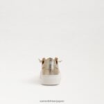 jp Sam Edelman 子供たち ポピー レースアップスニーカー 金箔 4NFV0P925 履物 - Image 5