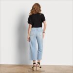 jp Sam Edelman 女性 codie ハイライズ ワイドレッグ パンツ 星空 4NFV0P1215 衣服 - Image 4