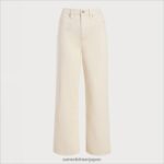 jp Sam Edelman 女性 codie ハイライズ ワイドレッグ パンツ 自然 4NFV0P1203 衣服 - Image 5