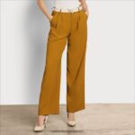 jp Sam Edelman 女性 codie ハイライズ ワイドレッグ パンツ 茶色 4NFV0P1210 衣服 - Image 3