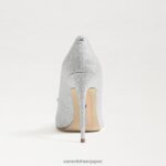 jp Sam Edelman 女性 deela ポインテッドトゥヒール ソフトシルバー 4NFV0P754 履物 - Image 5