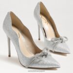jp Sam Edelman 女性 deela ポインテッドトゥヒール ソフトシルバー 4NFV0P754 履物 - Image 7