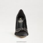 jp Sam Edelman 女性 deela ポインテッドトゥヒール 黒のサテン 4NFV0P956 履物 - Image 3