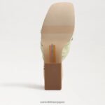 jp Sam Edelman 女性 dova プラットフォームウェッジヒール アイスライム 4NFV0P349 履物 - Image 6