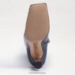 jp Sam Edelman 女性 アディニーハイブーツ 黒ワニ 4NFV0P870 履物 - Image 6
