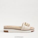 jp Sam Edelman 女性 アメリア スライドサンダル モダンなアイボリー 4NFV0P509 履物 - Image 2