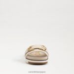 jp Sam Edelman 女性 アメリア スライドサンダル モダンなアイボリー 4NFV0P509 履物 - Image 3