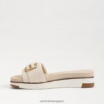 jp Sam Edelman 女性 アメリア スライドサンダル モダンなアイボリー 4NFV0P509 履物 - Image 4