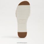 jp Sam Edelman 女性 アメリア スライドサンダル モダンなアイボリー 4NFV0P509 履物 - Image 6