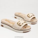 jp Sam Edelman 女性 アメリア スライドサンダル モダンなアイボリー 4NFV0P509 履物 - Image 7
