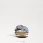 jp Sam Edelman 女性 アリアン スライドサンダル モントローズブルー 4NFV0P180 履物 - Image 3