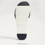 jp Sam Edelman 女性 アリアン スライドサンダル 黒い革 4NFV0P183 履物 - Image 6
