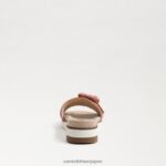 jp Sam Edelman 女性 アリアン ビーズ スライド サンダル コーラルピーチ 4NFV0P702 履物 - Image 5