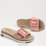 jp Sam Edelman 女性 アリアン ビーズ スライド サンダル コーラルピーチ 4NFV0P702 履物 - Image 7